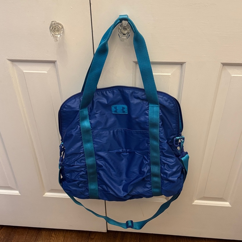 Under Armour Royal Blue and Teal Gym Bag
